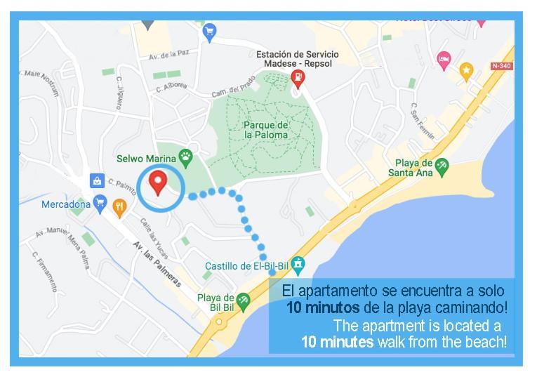 2Bdr Sunny Apartment With Pool And Private Parking In Benalmádena Εξωτερικό φωτογραφία